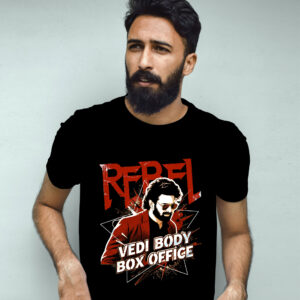 Rebel Star Super Comfort Cotton T-Shirt – 2XL, Black