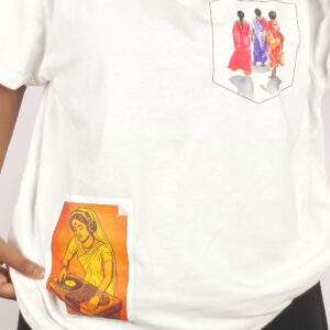 Chikiri Regular Fit Cotton T-Shirt For Girls