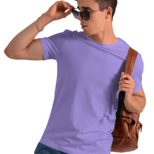 Lavender Plain T-Shirt – Regular Fit