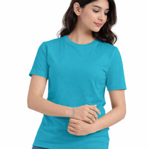 Teal Plain T-Shirt – Regular Fit